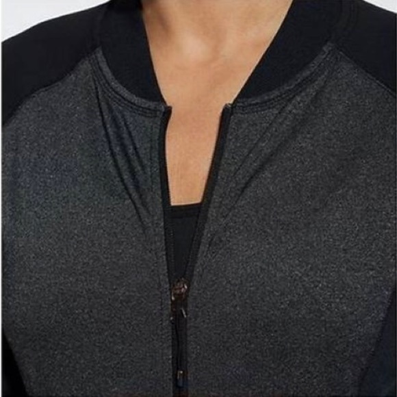 Calia Limited Edition Onyx French Terry Bomber Jacket - Picture 2 of 9